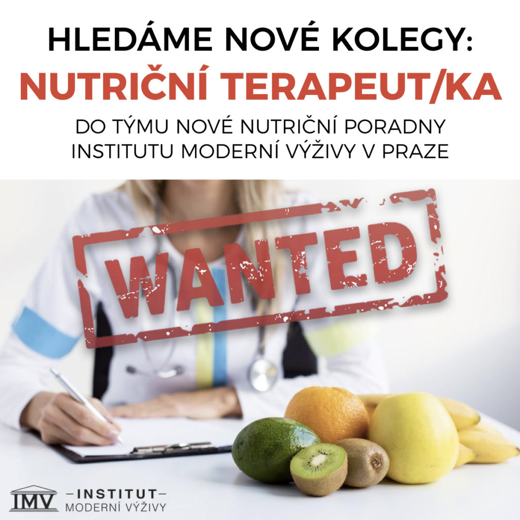 Volná pozice nutričního terapeuta